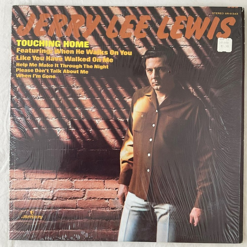 Jerry Lee Lewis: Touching Home Vintage Vinyl Record
